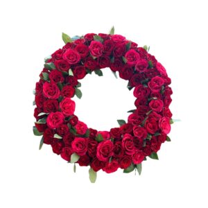 Red Rose Remembrance Wreath