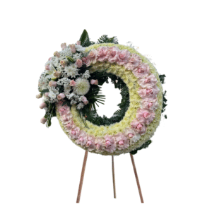 Pink Rose Wreath